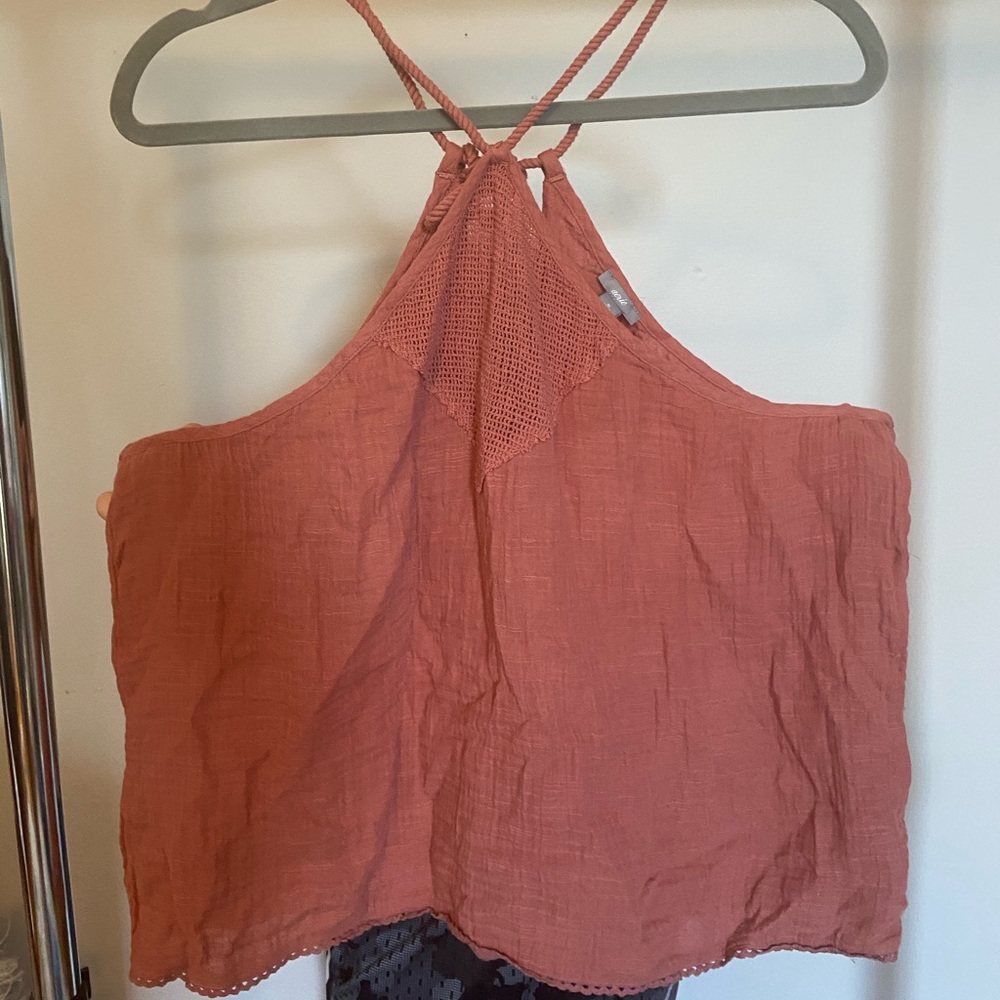 Summer tank triangle neck with halter neck